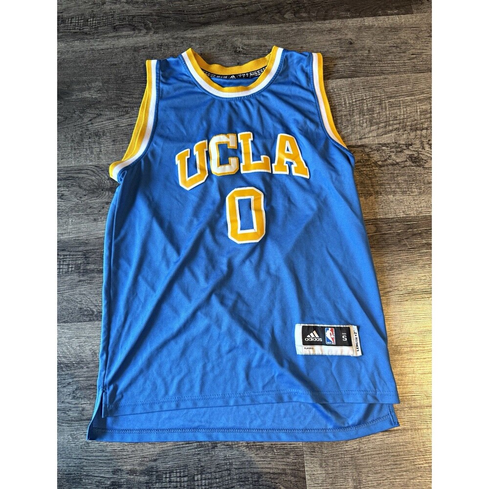 UCLA Bruins Russell Westbrook 0 Basketball Jersey Adidas Mens Small Length +2